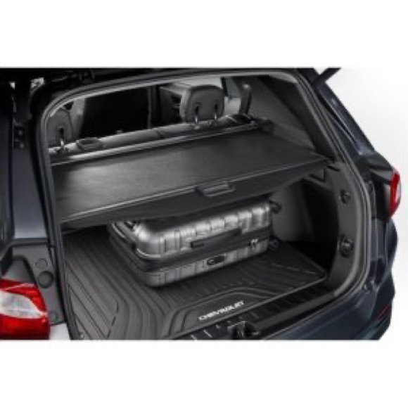 Black Retractable Cargo (Trunk) Cover (Security Shield) Shade for Chevrolet - Picture 2 of 2